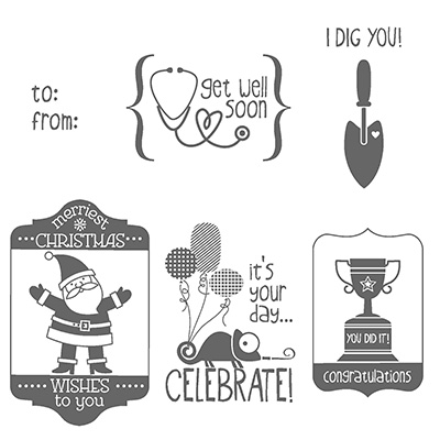 Tag it stamp set Tag it stamp set
